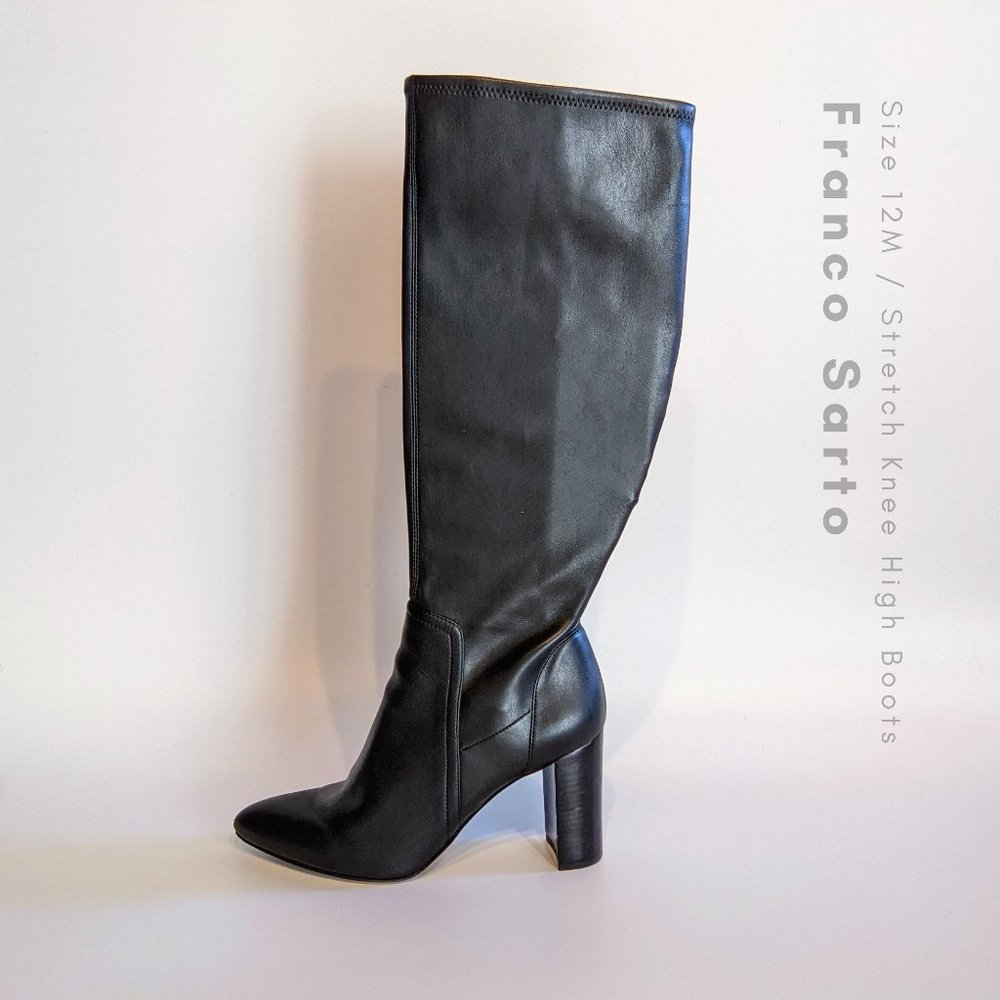 Franco Sarto Stretch Knee High Boots